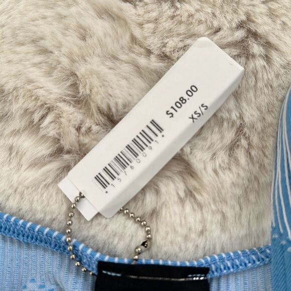 MISBHV Logo Printed Preformance Bra Blue Size XS/S - Picture 6 of 8